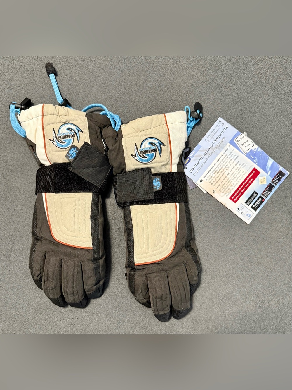 BOARDING DIVISION Thermal Snowboard Gloves Size 8.5